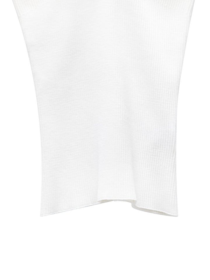 Paper Moon - Korean Women Fashion - #thelittlethings - V Line Strap Ribbed Knit Sleeveless Top  - 11