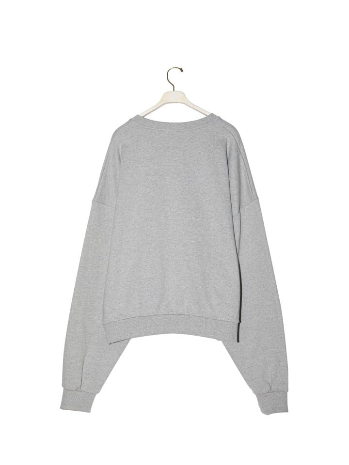 Paper Moon - Korean Women Fashion - #womensfashion - V Neck Oversized Sweatshirt  - 8