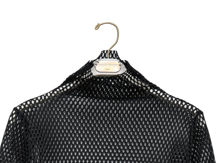 Paper Moon - Korean Women Fashion - #womensfashion - Fishnet Mock Neck Top  - 5