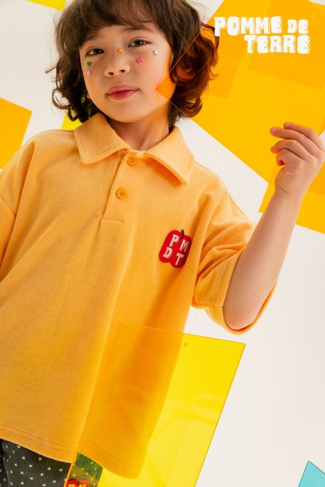 Pomme de terre - Korean Children Fashion - #childofig - Pomme Terry Collar Tee - 6