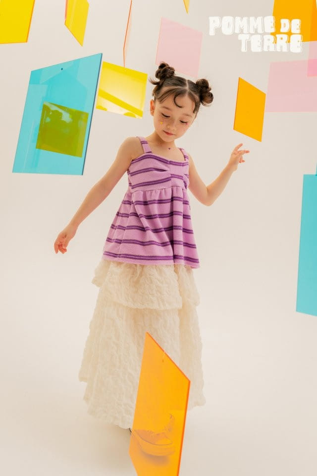 Pomme de terre - Korean Children Fashion - #magicofchildhood - Pomme Tiered Skirt - 8