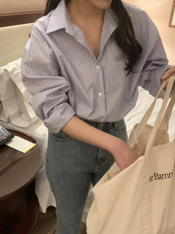 Renouveau - Korean Women Fashion - #momslook - And Pocket Shirt - 8