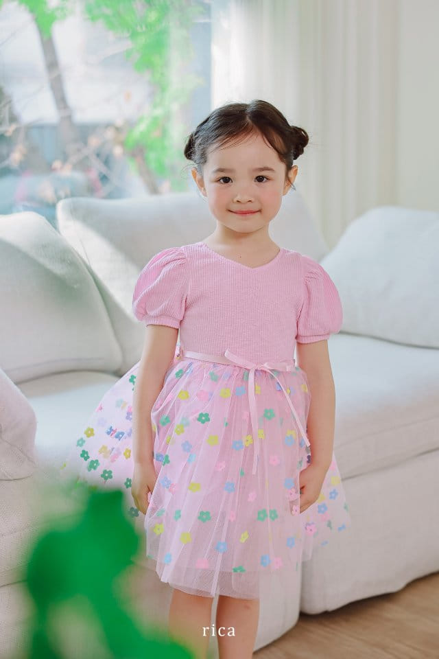 Rica - Korean Children Fashion - #childofig - Lovely Sha One-Piece - 7