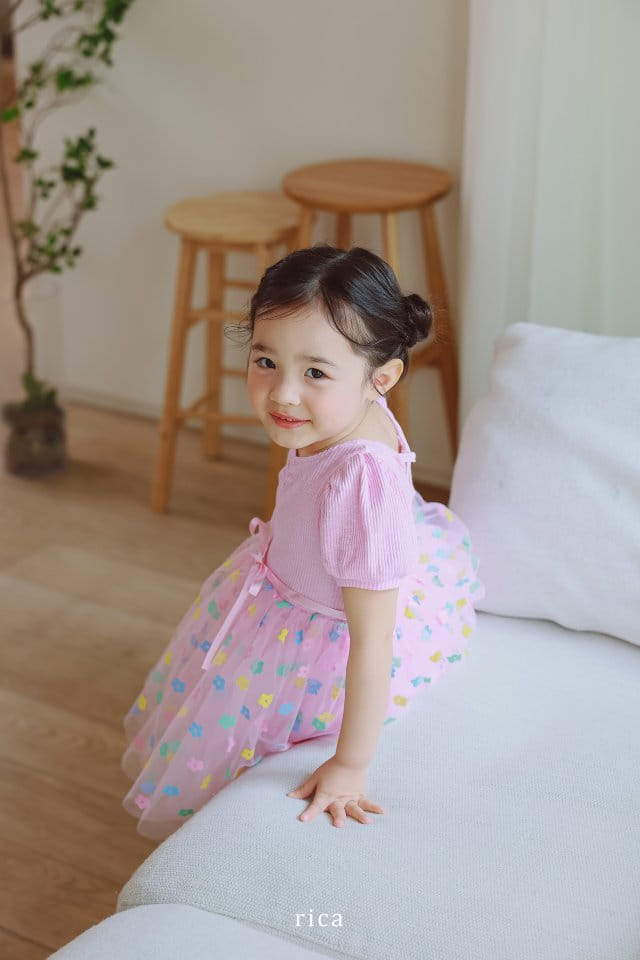 Rica - Korean Children Fashion - #minifashionista - Lovely Sha One-Piece - 2