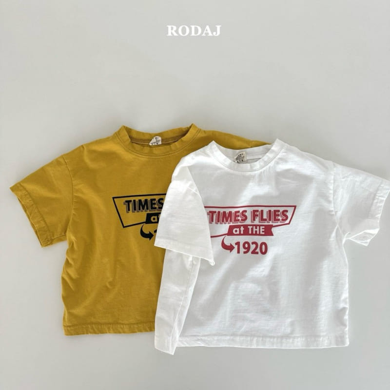 Roda J - Korean Children Fashion - #kidsshorts - Flies Short Sleeve Tee