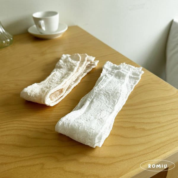 Romiu - Korean Children Fashion - #kidsshorts - Mesh Lace Socks