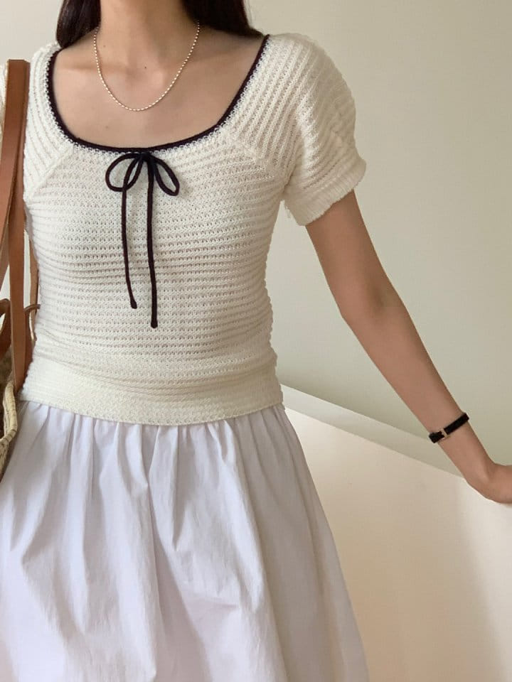 Rumiru - Korean Women Fashion - #momslook - Square Luff Knit - 7