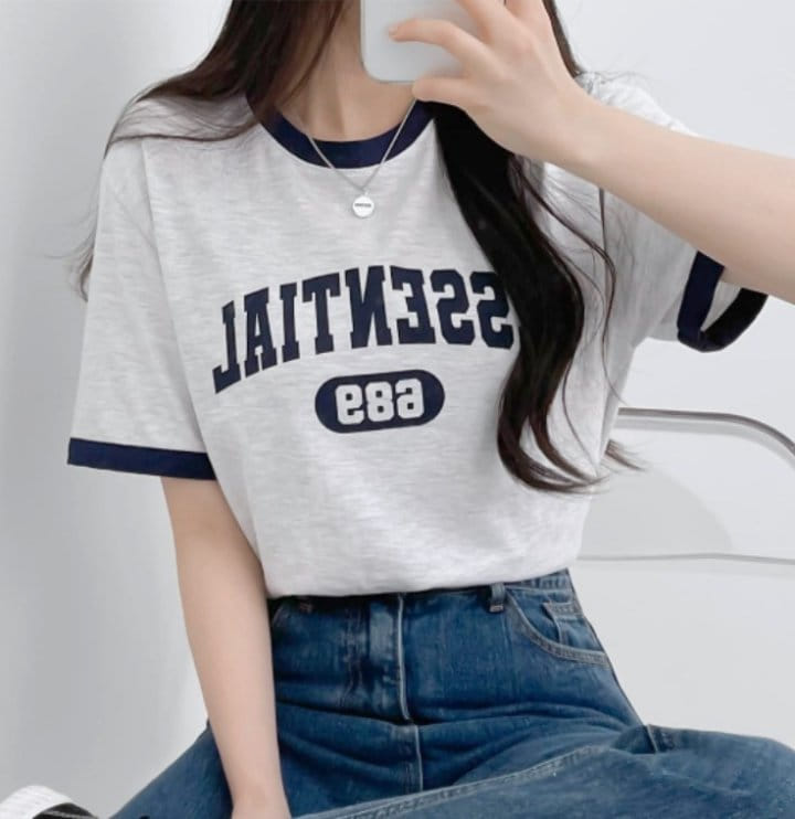 Sienne - Korean Women Fashion - #womensfashion - Essential Color Short Sleeve Tee