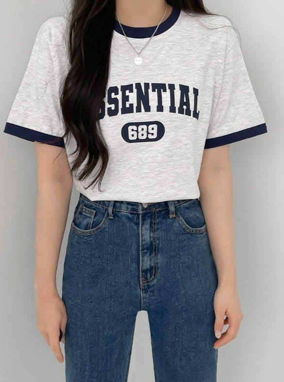 Sienne - Korean Women Fashion - #womensfashion - Essential Color Short Sleeve Tee - 3