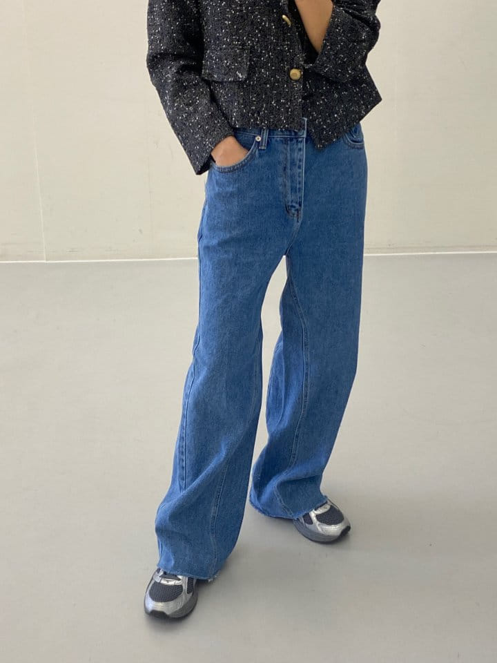 Stable - Korean Women Fashion - #thelittlethings - Becky Denim Pants - 5