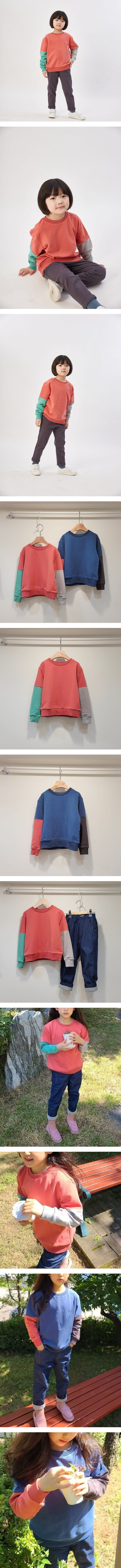 T.j - Korean Children Fashion - #Kfashion4kids - Color Muzi Sweatshirt - 2