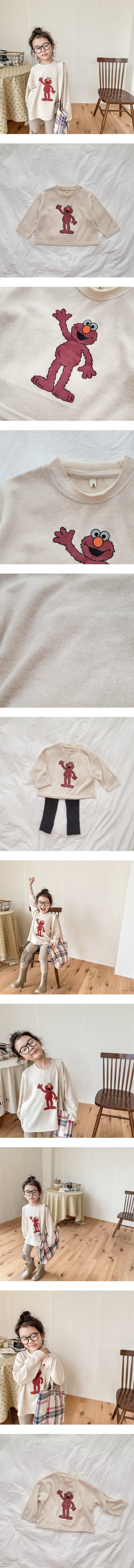 T.j - Korean Children Fashion - #Kfashion4kids - Elmo Knit - 2