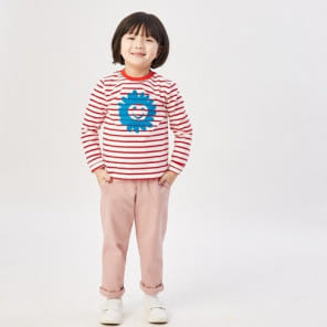 T.j - Korean Children Fashion - #childofig - Blue Flower ST Tee