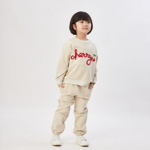 T.j - Korean Children Fashion - #fashionkids - Sweatshirt Jogger Top Bottom Set