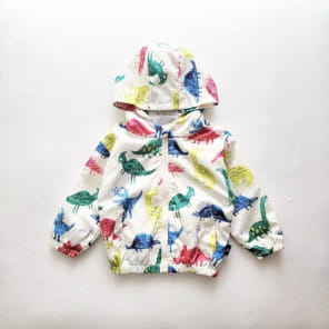 T.j - Korean Children Fashion - #fashionkids - Dino Windbreaker