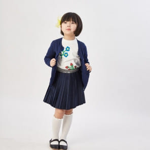 T.j - Korean Children Fashion - #kidsshorts - Strawberry Flower Tee