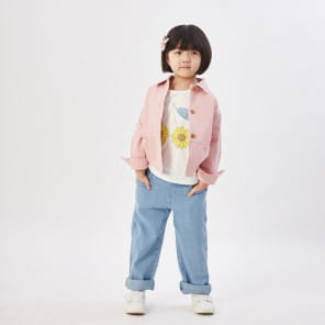 T.j - Korean Children Fashion - #magicofchildhood - Straight Fit Span Pants