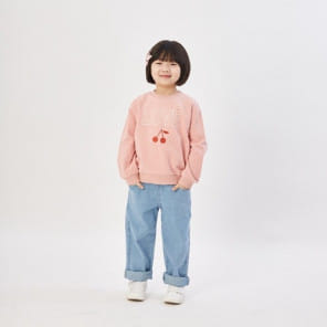 T.j - Korean Children Fashion - #prettylittlegirls - Pink Love Sweashirt