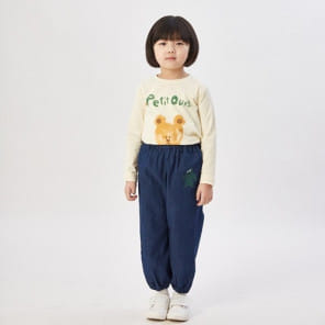 T.j - Korean Children Fashion - #prettylittlegirls - Cactus Dark Denim Jogger Pants