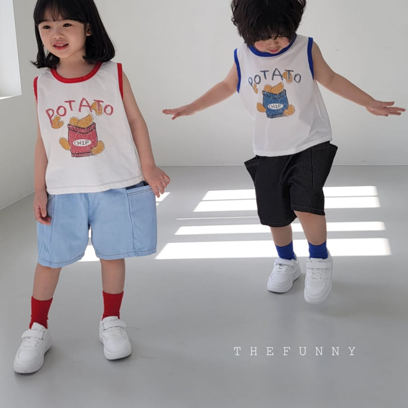 The Funny - Korean Children Fashion - #Kfashion4kids - Ccomo Denim Pants - 6