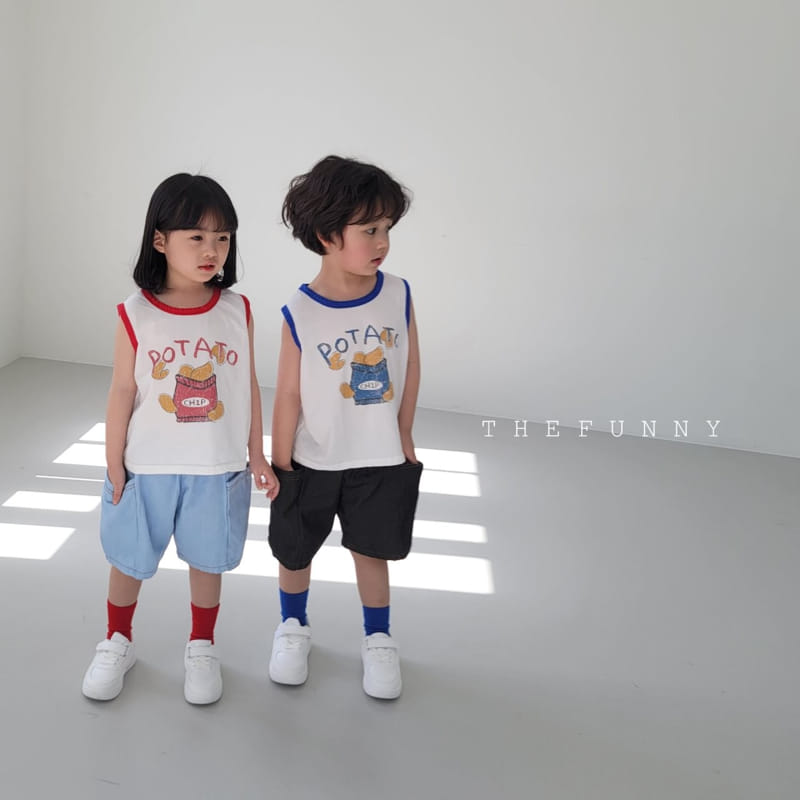 The Funny - Korean Children Fashion - #childofig - Potato Sleeveless Tee - 5