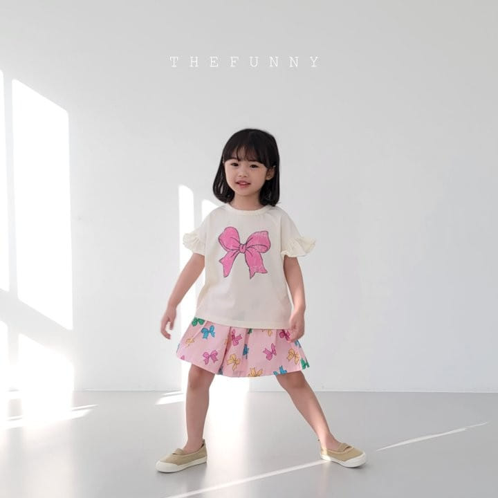 The Funny - Korean Children Fashion - #childofig - Ribbon Skirt Pants - 10