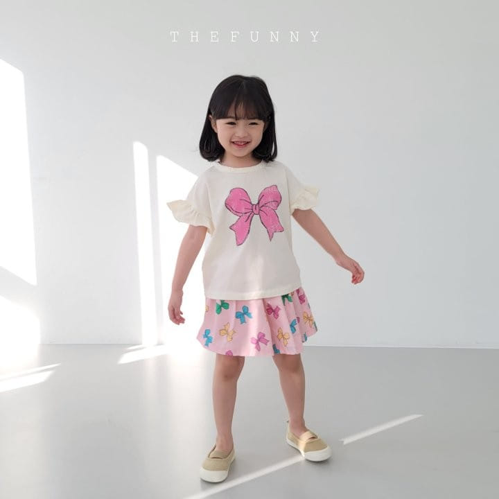 The Funny - Korean Children Fashion - #childofig - Ribbon Skirt Pants - 9