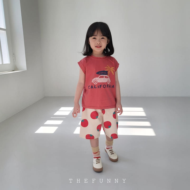 The Funny - Korean Children Fashion - #discoveringself - Car Sleeveless Tee - 10