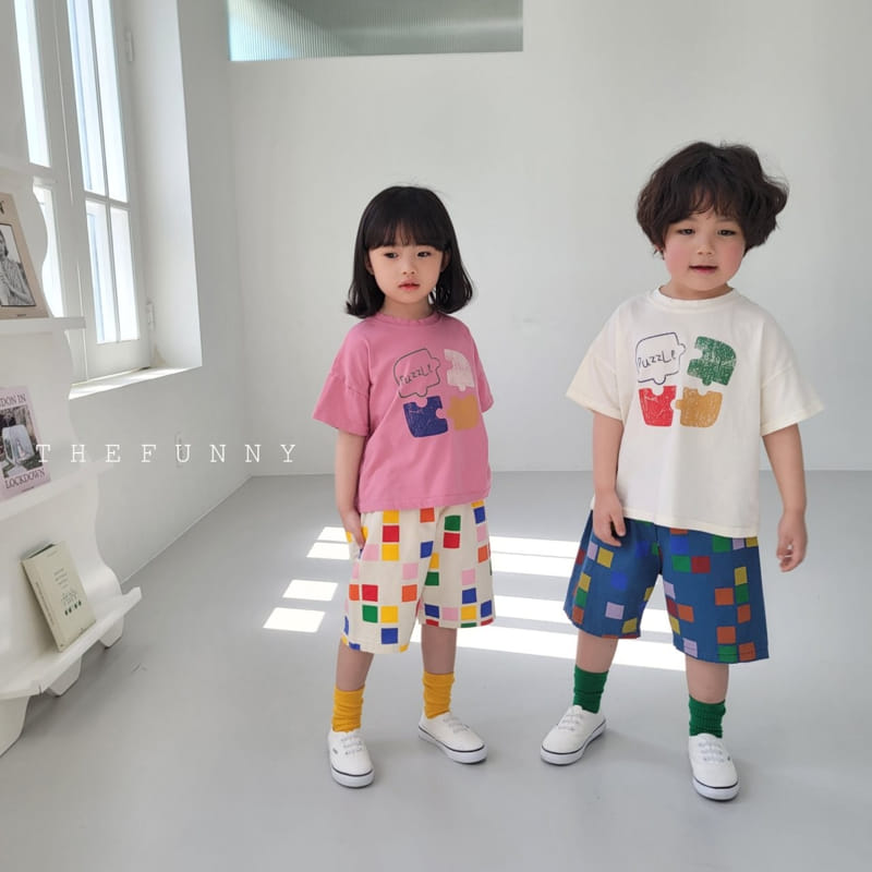 The Funny - Korean Children Fashion - #discoveringself - Puzzle Tee - 5