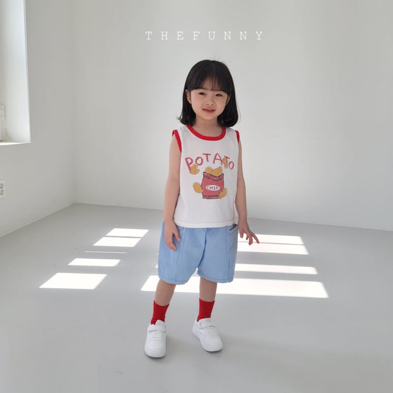 The Funny - Korean Children Fashion - #fashionkids - Potato Sleeveless Tee - 10