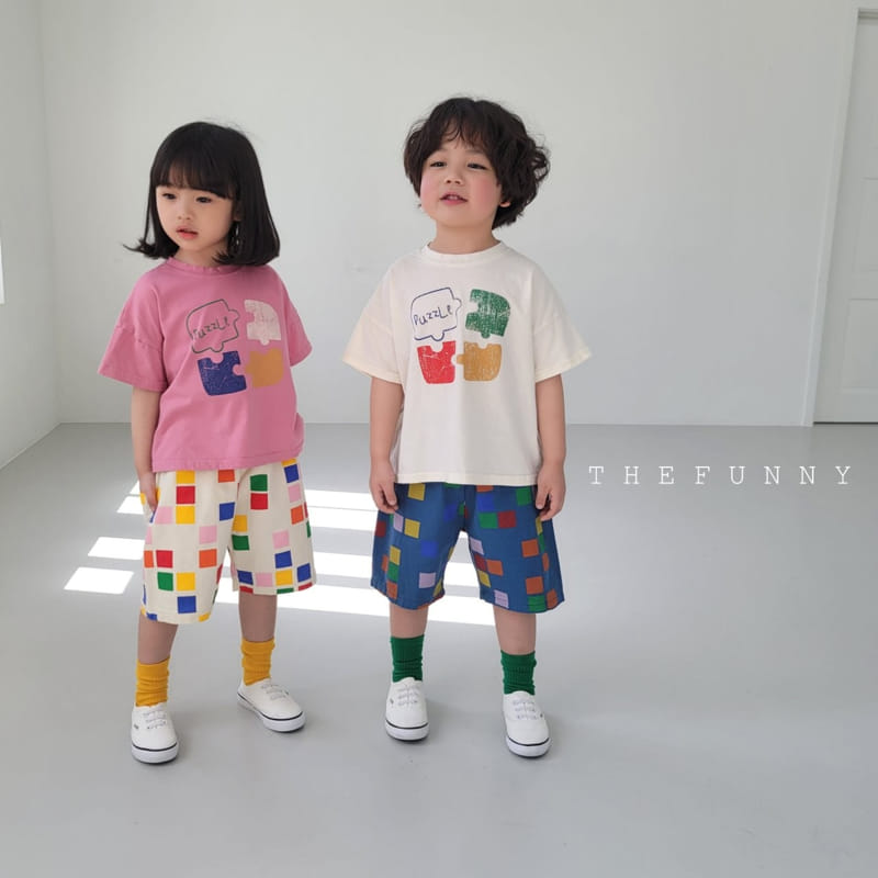 The Funny - Korean Children Fashion - #fashionkids - Puzzle Tee - 6