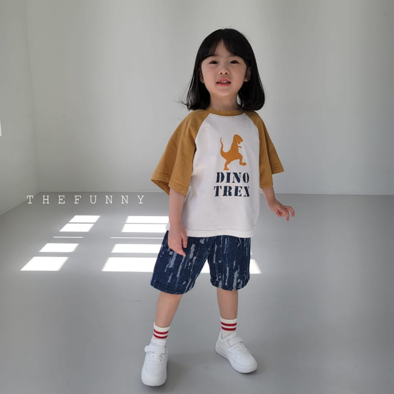 The Funny - Korean Children Fashion - #kidsshorts - Dinosaur Tee - 10