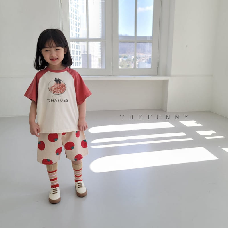 The Funny - Korean Children Fashion - #kidsshorts - Tomato Tee - 10