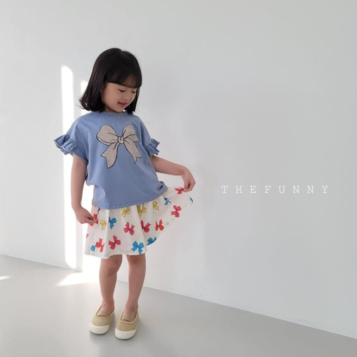 The Funny - Korean Children Fashion - #kidsshorts - Ribbon Skirt Pants