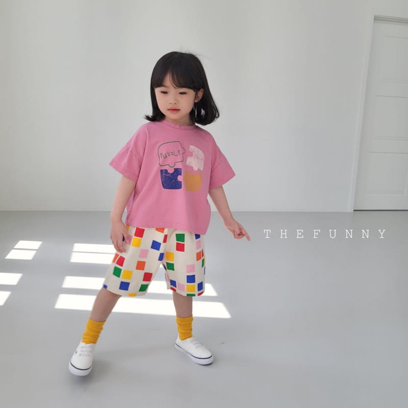 The Funny - Korean Children Fashion - #kidsstore - Puzzle Tee - 8