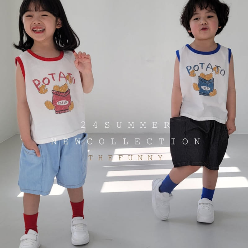 The Funny - Korean Children Fashion - #kidsshorts - Ccomo Denim Pants - 4