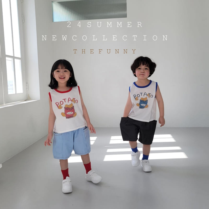 The Funny - Korean Children Fashion - #littlefashionista - Potato Sleeveless Tee