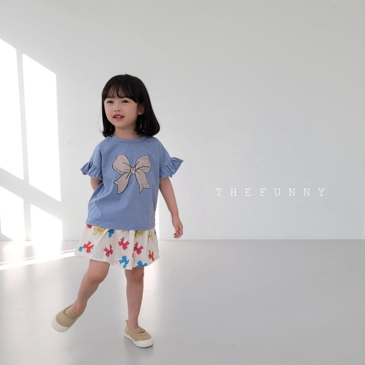 The Funny - Korean Children Fashion - #littlefashionista - Ribbon Skirt Pants - 5