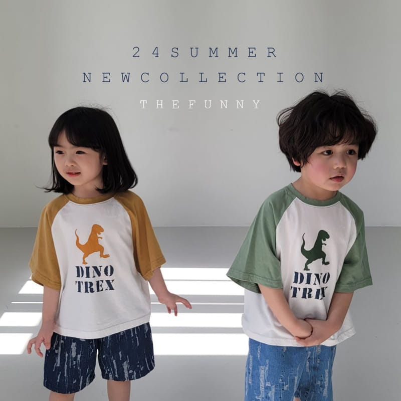 The Funny - Korean Children Fashion - #magicofchildhood - Dinosaur Tee