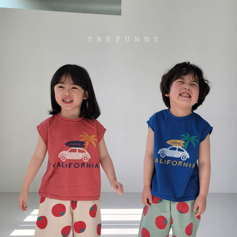 The Funny - Korean Children Fashion - #magicofchildhood - Car Sleeveless Tee