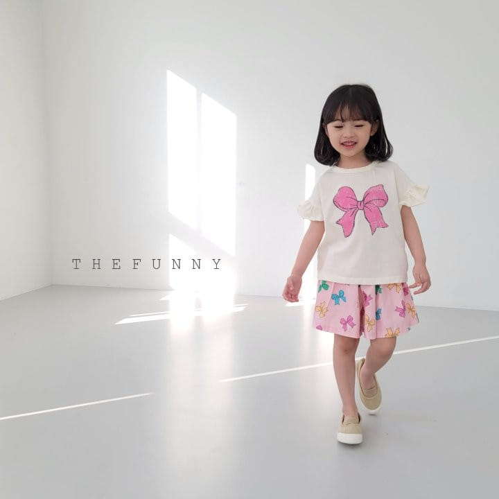 The Funny - Korean Children Fashion - #minifashionista - Ribbon Skirt Pants - 7