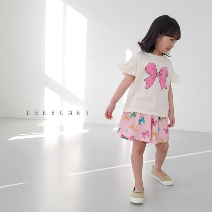 The Funny - Korean Children Fashion - #prettylittlegirls - Ribbon Skirt Pants - 8