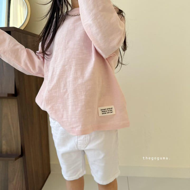 Thegoguma - Korean Children Fashion - #childofig - Achoping Slub Tee - 3