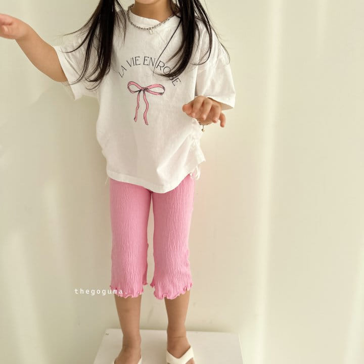 Thegoguma - Korean Children Fashion - #childofig - Rose Ribbon Tee  - 10