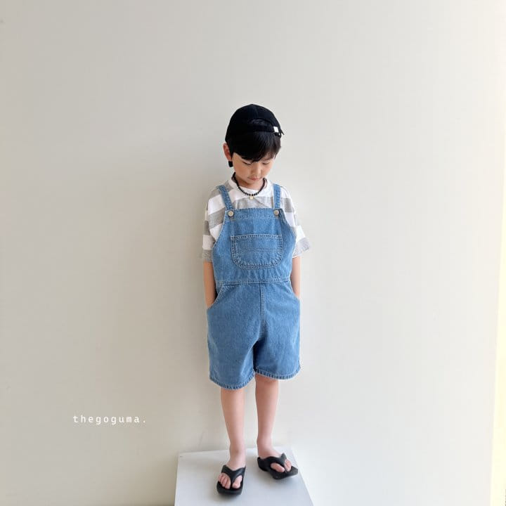 Thegoguma - Korean Children Fashion - #magicofchildhood - Dungarees Denim Pants - 10