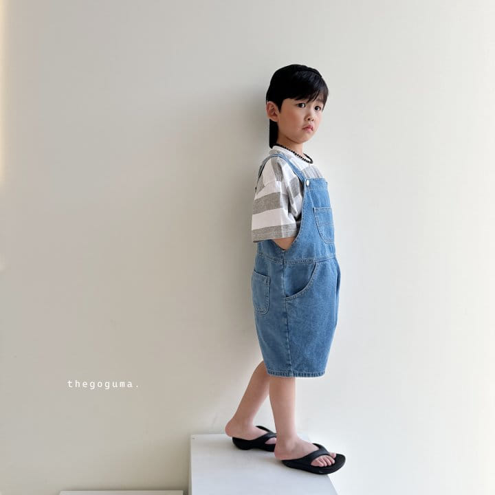 Thegoguma - Korean Children Fashion - #minifashionista - Dungarees Denim Pants - 11