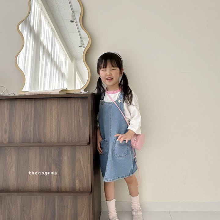 Thegoguma - Korean Children Fashion - #prettylittlegirls - Yom Yom Dungarees One-Piece - 5