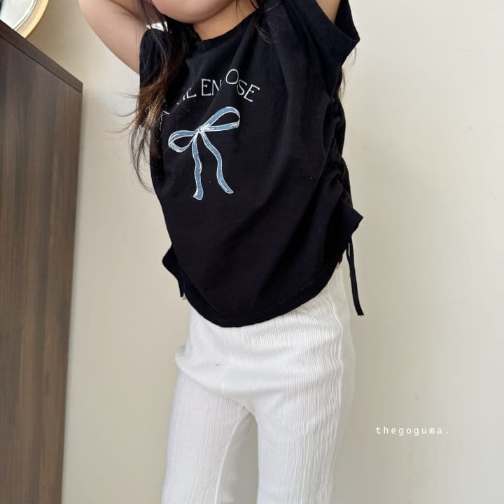 Thegoguma - Korean Children Fashion - #prettylittlegirls - Rose Ribbon Tee  - 8