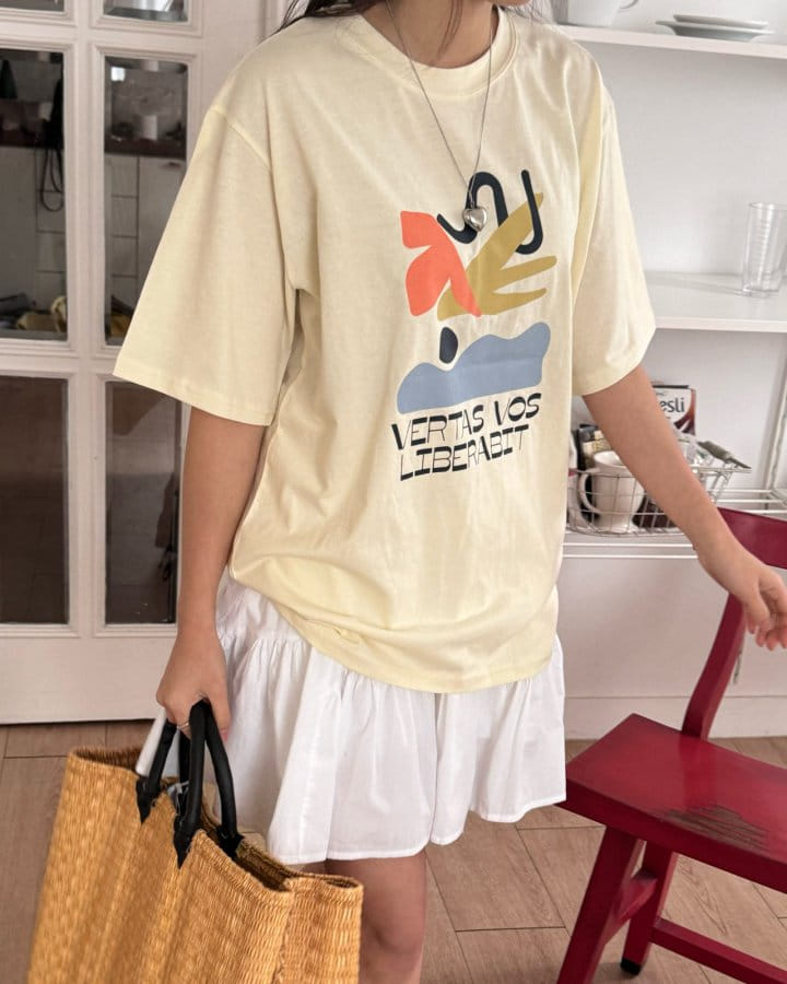 There's - Korean Women Fashion - #momslook - Vertas Tee - 11