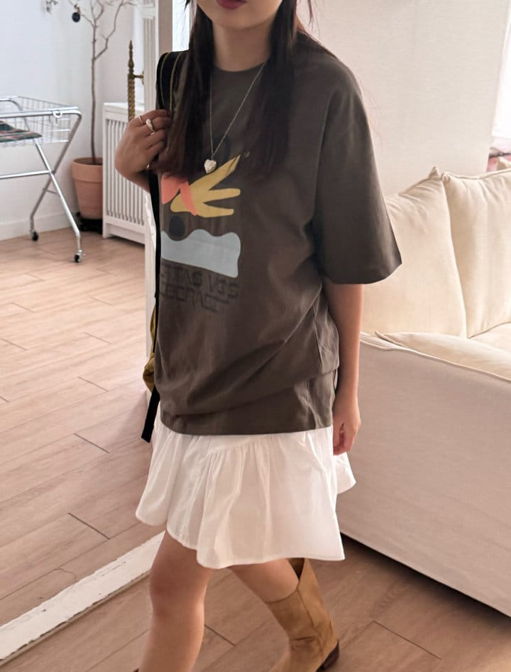 There's - Korean Women Fashion - #momslook - Vertas Tee - 5